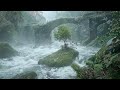 Fall Into Deep Sleep with Heavy Rain & Wild Wind in Forest | ASMR Lake Rain Ambience