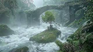 Fall Into Deep Sleep with Heavy Rain & Wild Wind in Forest | ASMR Lake Rain Ambience