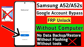 Samsung A52 Frp Bypass Android 12 Without PC | Samsung A52/A52s Bypass Google Account lock 2022