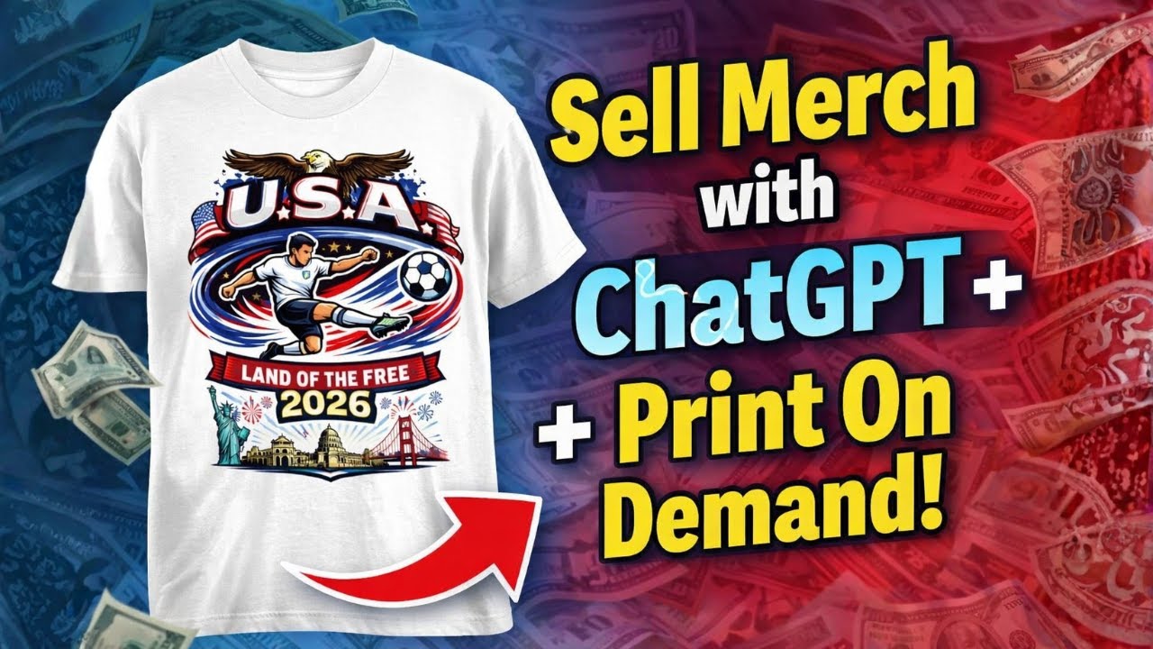 How I Use ChatGPT + Print On Demand to Create and Sell Merch (Step-By-Step)