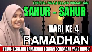 SAHUR KE 4 BULAN PUASA ROMADHON PENUH BERKAH BERSAMA HJ MUMPUNI HANDAYYAEKTI  LIVE KLIRONG KEBUMEN