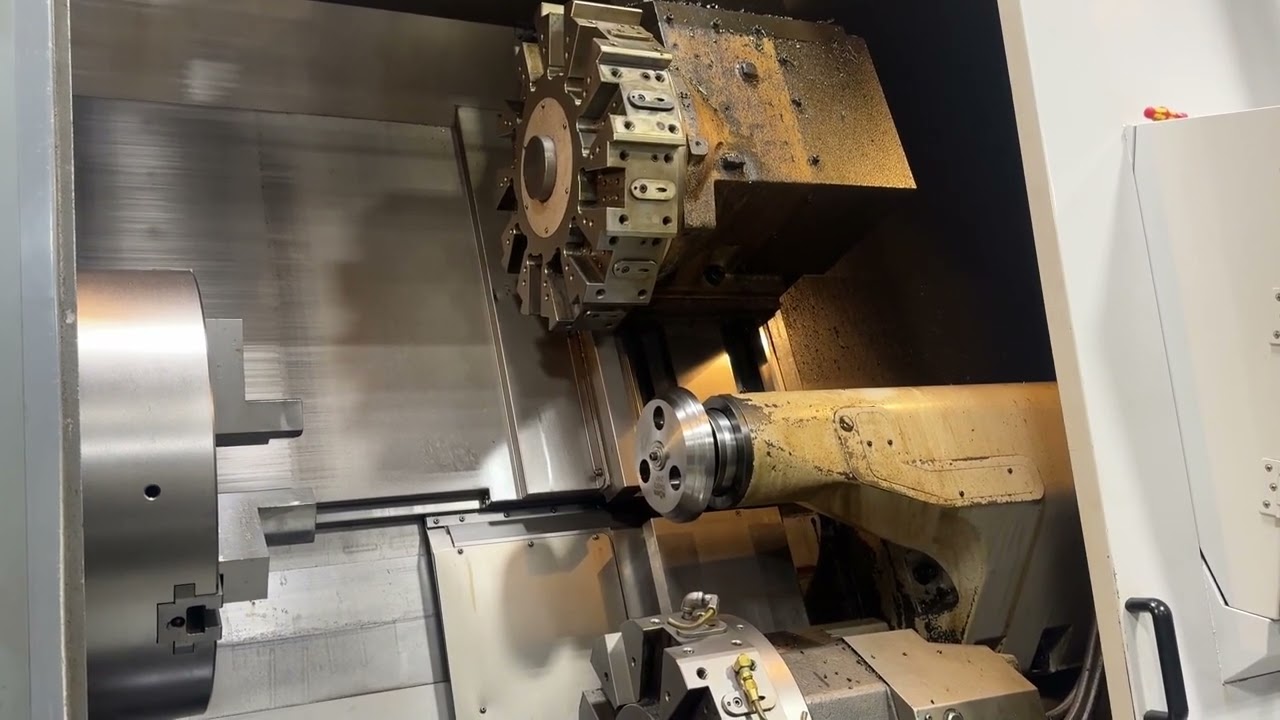 Mori Seiki ZL-45B/1500 4-Axis CNC Turning Center - YouTube