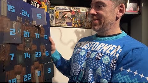 Transformers Christmas countdown with the official store & blokees. Advent calendar opening & build