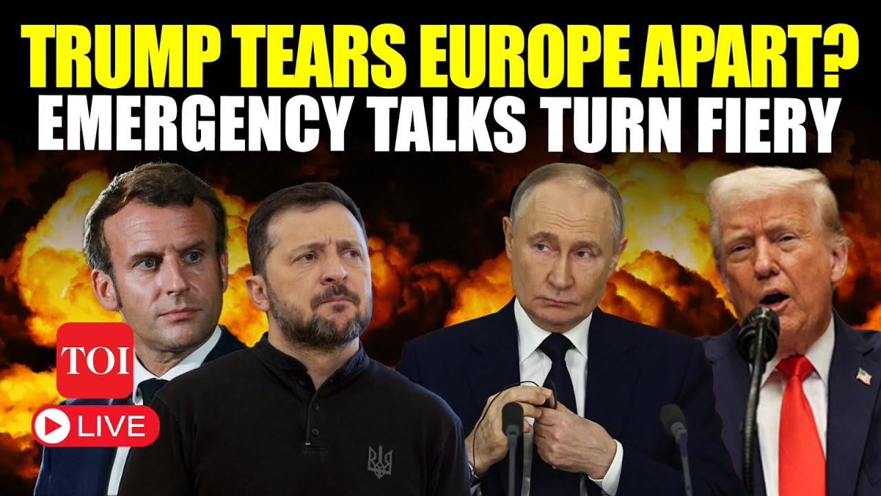 LIVE | EU Leaders At War Over Ukraine: Emergency Talks In Brussels HEATS UP | Trump Latest News
