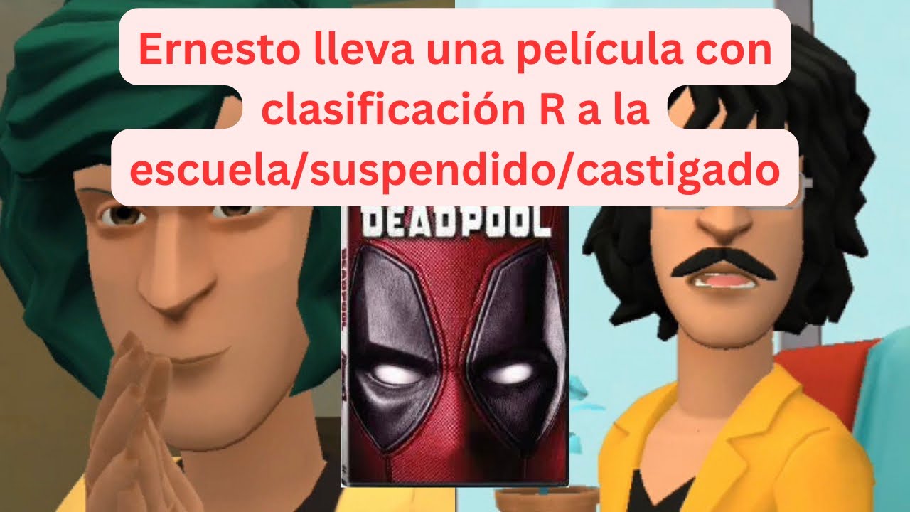 Ernesto lleva una película con clasificación R a la escuela/suspendido/castigado