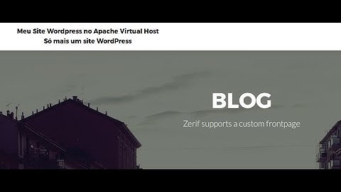 Instalando Wordpress com Apache Virtual Hosts