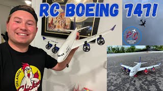 Rc Ducted Fan Boeing 747 Unboxing Maiden Flight
