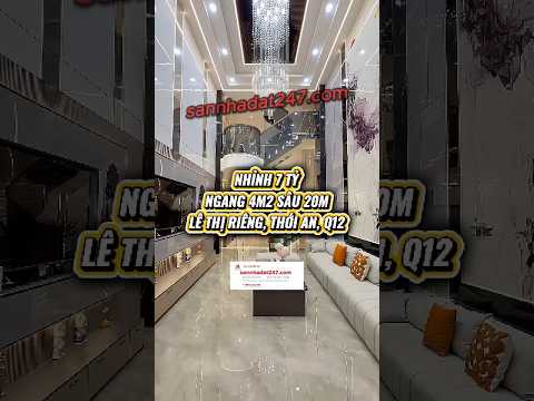 Nhà xinh ngang 4,2m dài 20m, đẹp như vẽ