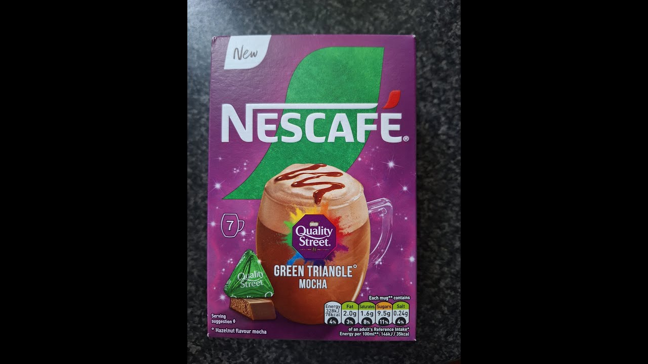 New Nescafe Green Triangle mocha - Chus' Review. It was DELICIOUS!