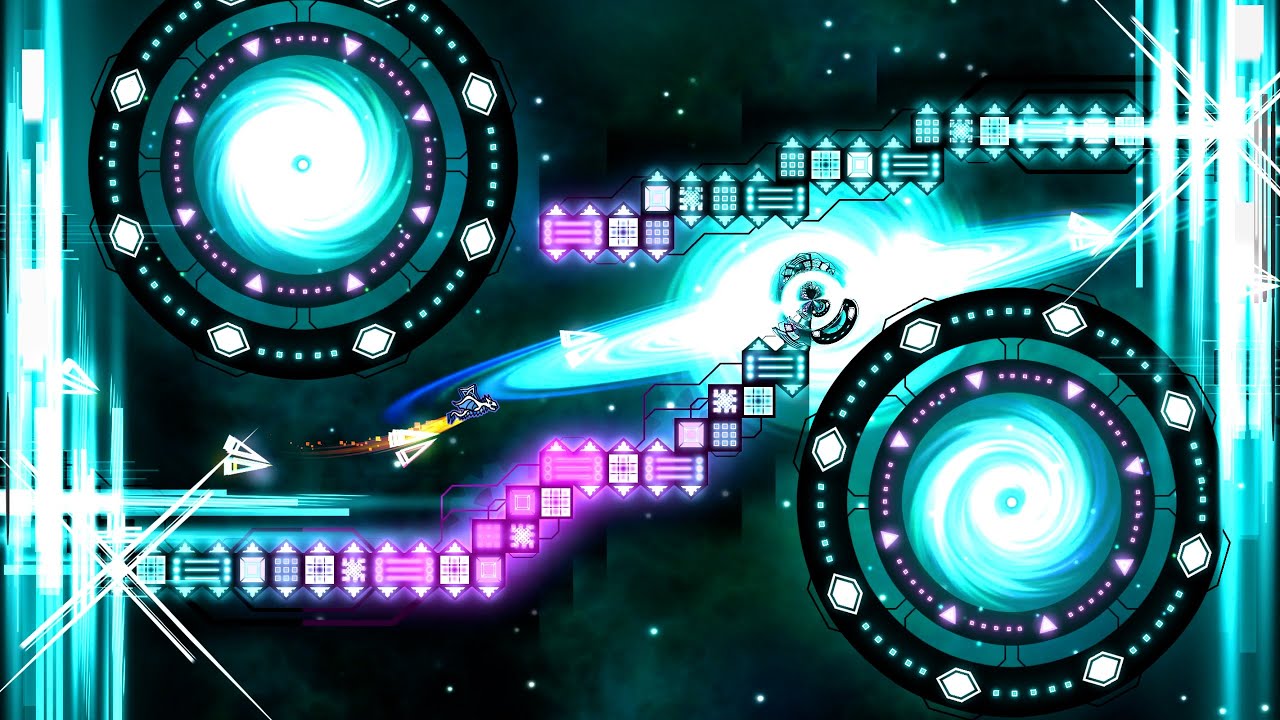 "Cybermoon" by spl1nt || Medium Demon || Geometry Dash 2.2