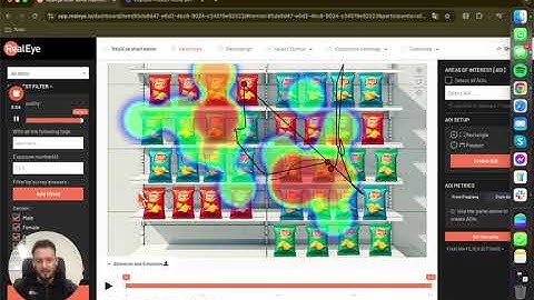 Interactive Mockup Shelf Testing with RealEye eye-tracking