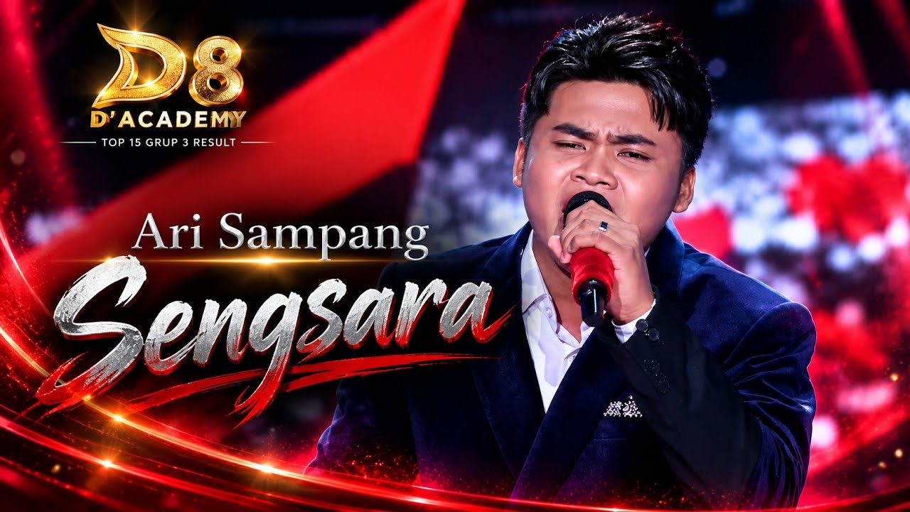 Ari Sampang 🎤 SENGSARA | D’Academy 8 Top 15 Grup 3 Result