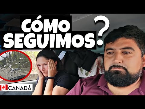 🚨 COMPLICADOS por una PIEDRA en Canadá a pocos kilómetros de ALASKA / búsqueda de parabrisas 🚗🌎