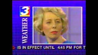 May 1994 WKYC Channel 3 Severe Weather Alert Scroll - Severe Thunderstorm Warning