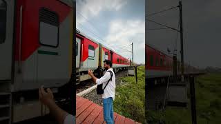 Down 13126 Sairang Express cross KLNP Bridge moving towards Ranaghat Junction #ytshorts #youtube