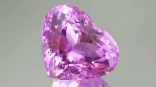 16.44ct天然クンツァイト【Beautiful Lilac Pink】ハート