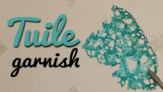 Garnish How To Make Coral Tuile