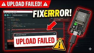 “Fix ESP32/ESP8266 Upload Error | COM Port Not Showing? (CP2102 Driver Fix)”