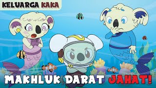 KELUARGA KAKA - MAKHLUK DARAT JAHAT! | KOMIK KARTUN ANIMASI LUCU