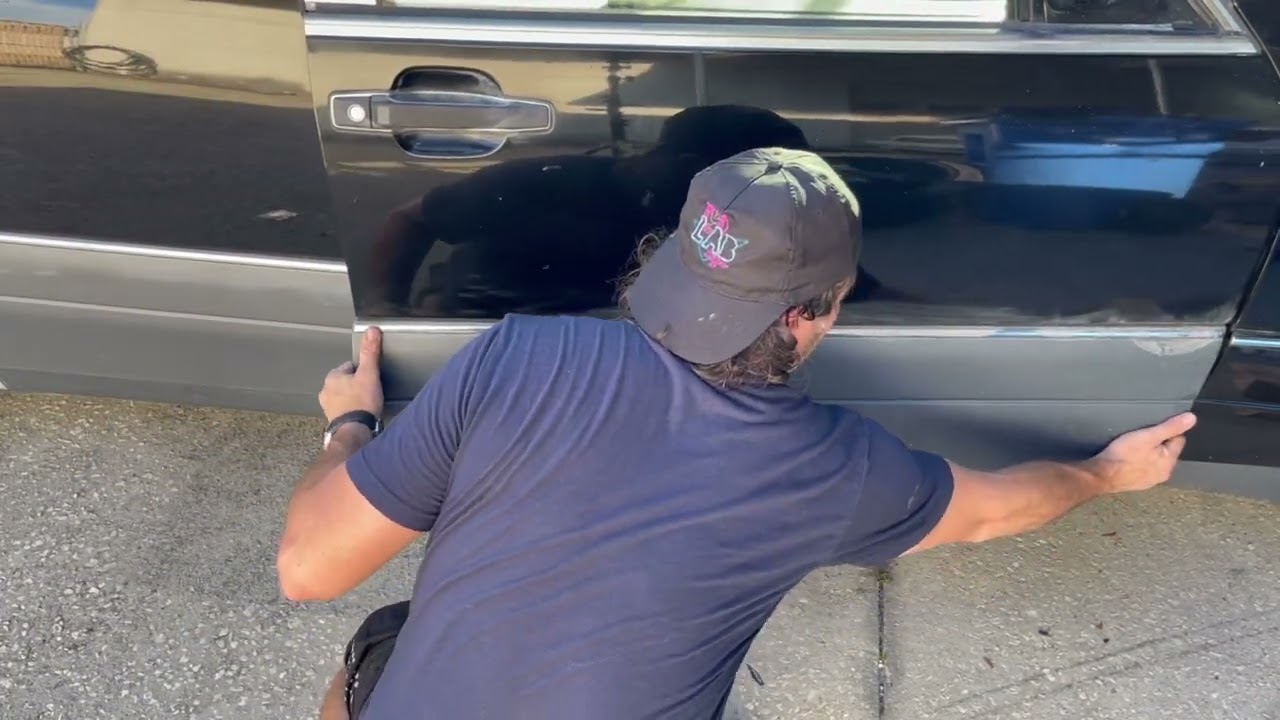 How to remove lower side panels on Mercedes w140 YouTube