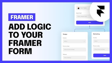 How to Add Logic to your Framer Form