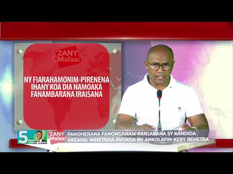 FANDAHARANA ZANY N MALAZA N°312 ALAKAMISY 14 SEPTAMBRA 2023