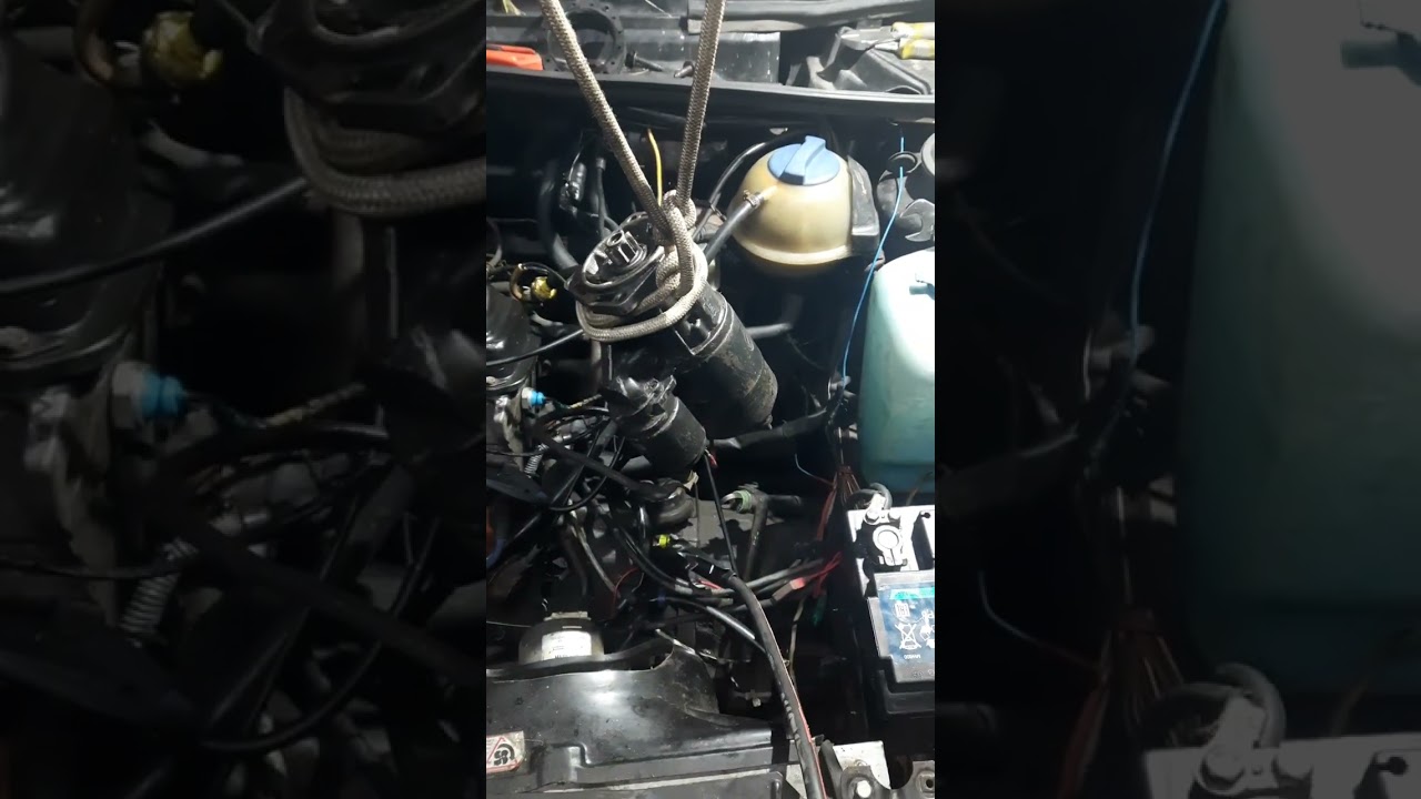 Снятие и проверка стартера golf 2