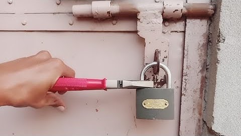 How to break lock with hammer just one minutes|Very Easy Way Must Watch|