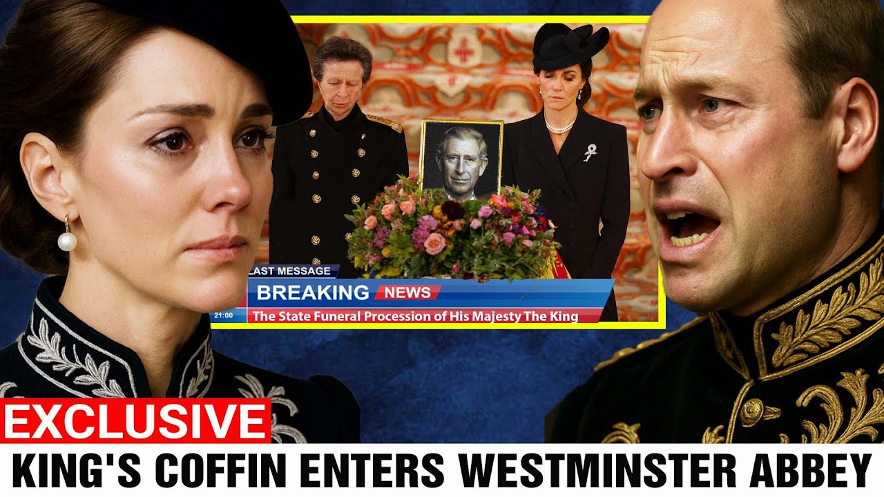 Catherine & Anne Making History at King Charles Funeral as Monarch Casket Leaves Scotland for London