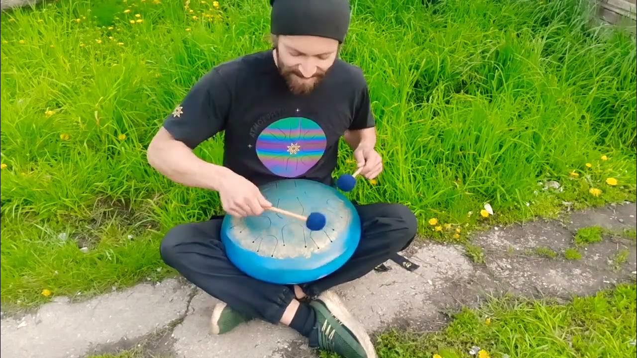 самый большой глюкофон 40 см 13 лепестков ля минор / глюкофон бас для ...