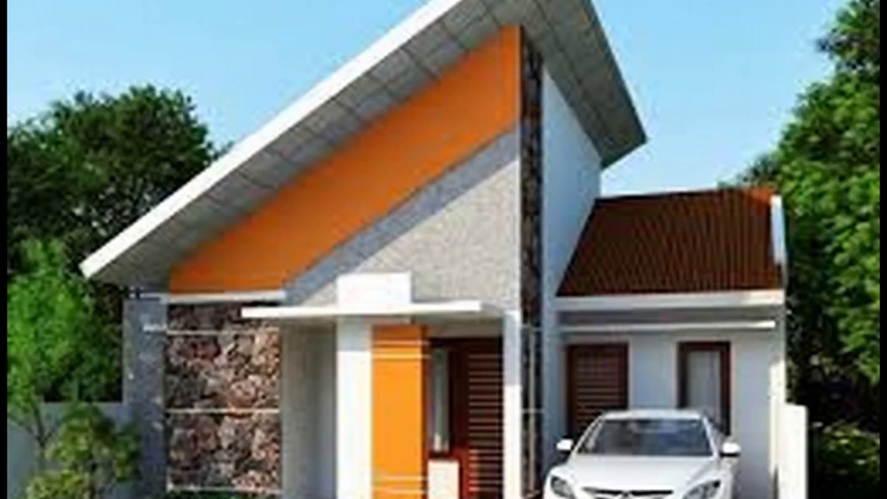 Desain Rumah Minimalis Dengan Atap Miring Youtube