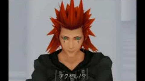 Boss Fight with Axel#1 and Cutscene- KH RE: COM