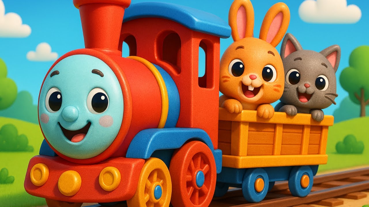Песенка про поезд Чух-чух | Весёлая детская песня для малышей