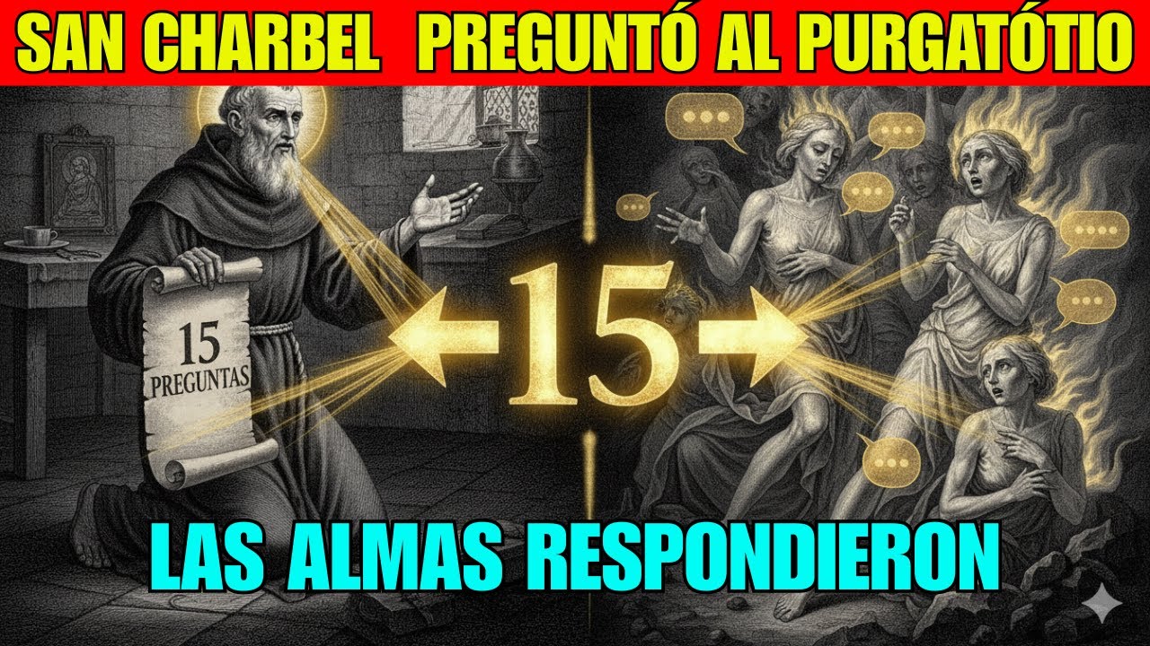 SAN CHARBEL RECIBIÓ 15 RESPUESTAS DEL PURGATORIO — CASI NADIE LAS SABE