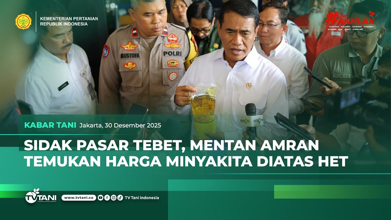 Sambut Nataru, Kementan-Bapanas Sidak Pasar Tebet Barat
