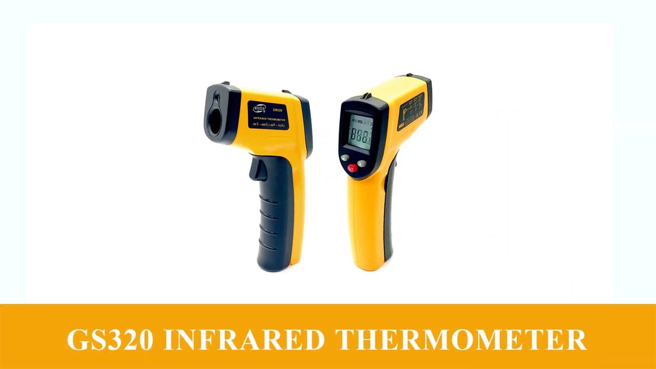 How to use the GS320 infrared thermometer | измерение температуры Infrared non contact thermometers
