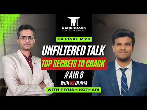 AIR 8 Piyush Kothari | 89 in AFM (May '26) | But How?? 🤯