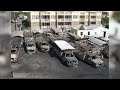 Multiple Vehicles Destroyed from Lower Estate Fire