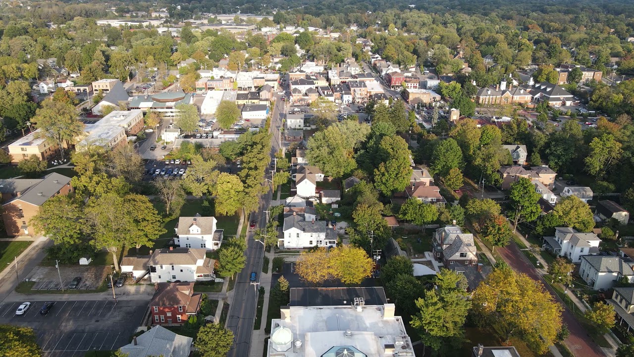 [4K] Otterbein University Campus, Oct 2021 DRONE FOOTAGE