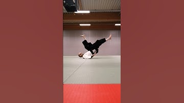 Ushiro Ukemi with slap in Aikido