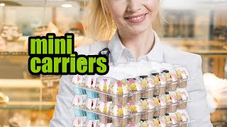 Review JMIATRY 24 Packs Clear Plastic Cupcake Containers for 24 Cupcakes