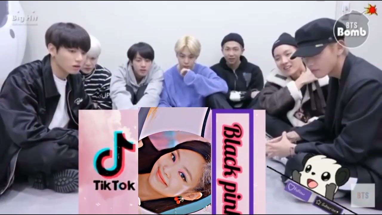 bts reaction blackpink tiktok 🥵🥵