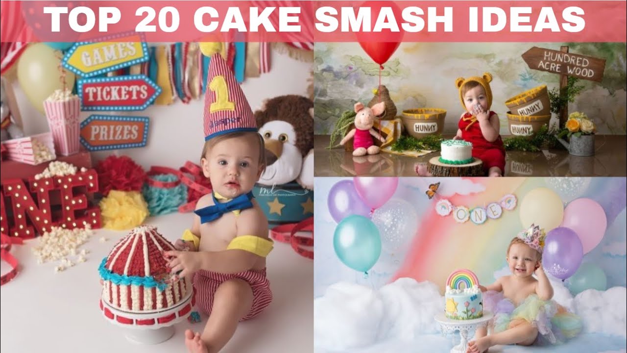 Top 20: Creative Cake Smash Themes/Ideas for Babies