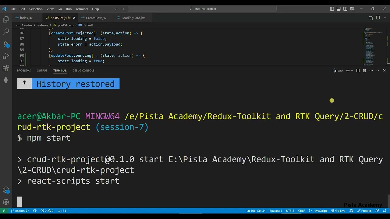 Redux Toolkit & Redux Toolkit Query -  جلسه هفدهم