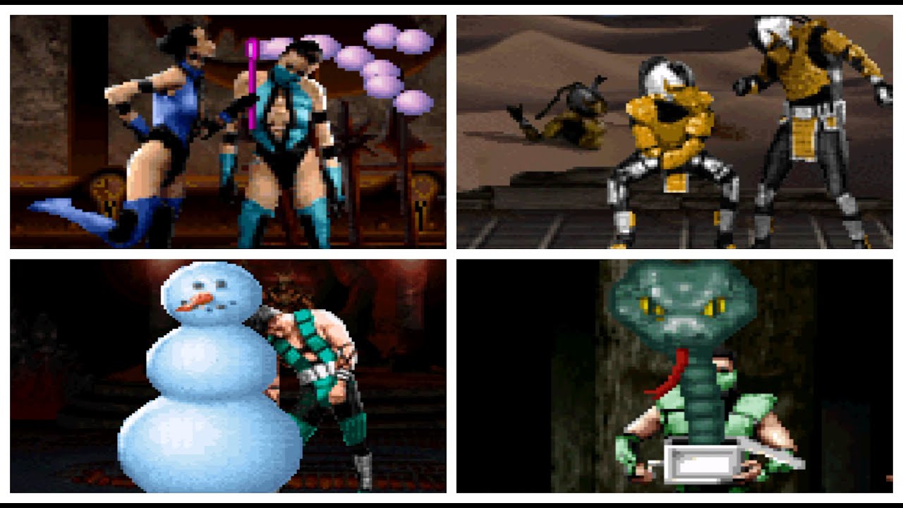 Анимации о дружбе из трилогии Mortal Kombat