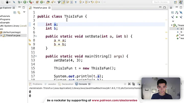 This Keyword in Java - How to use 