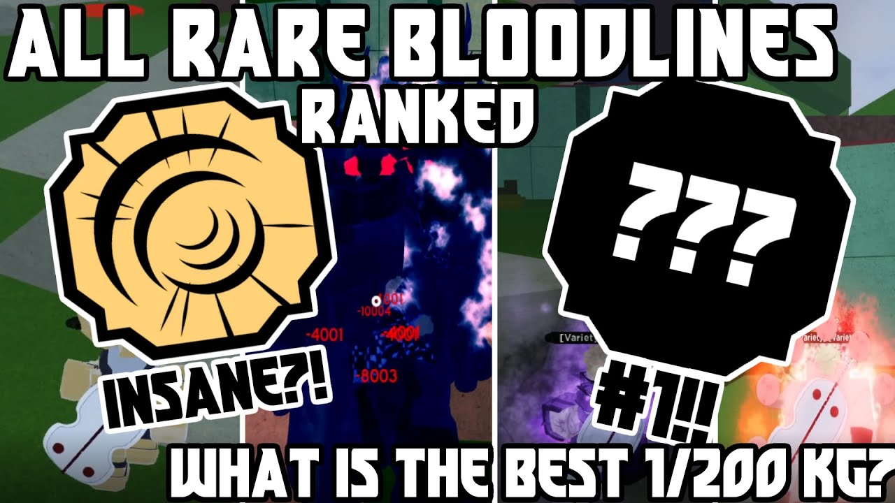 This is how i rank each bloodline : r/Shindo_Life