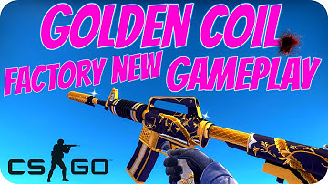 CS:GO » M4A1-S | Golden Coil Gameplay ●1080p 60fps●