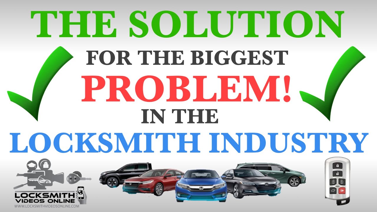 The Solution For The Biggest Problem In The Locksmith Industry!