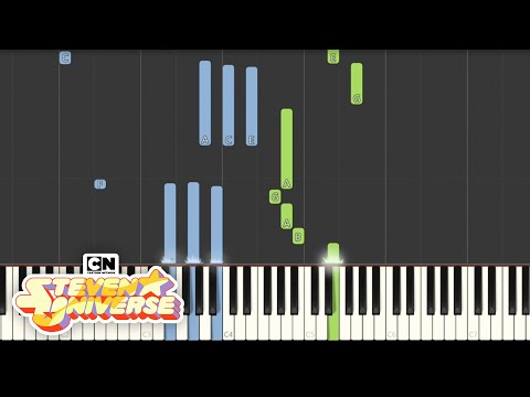 Diamond Days Medley: Piano Tutorial | Steven Universe | Cartoon Network
